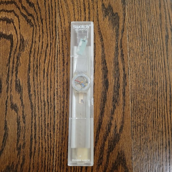 BRAND NEW COND. \'85 SWATCH WATCH Jelly Fish GK100 Original 1st Edition VINTAGE main image 8